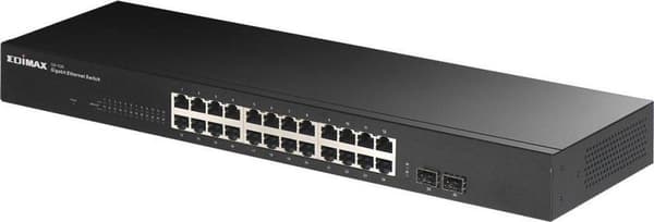 EDIMAX GS-1026 V3 netværksswitch 24 + 2 porte 10/100/1000 MBit/s