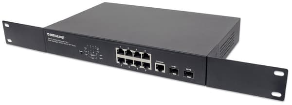 Intellinet 561167 netværksswitch Managed Gigabit Ethernet (10/100/1000) Power over Ethernet (PoE) Sort