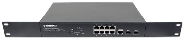 Intellinet 561167 netværksswitch Managed Gigabit Ethernet (10/100/1000) Power over Ethernet (PoE) Sort