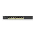 Miniatyrbillede 2 af 3: Zyxel GS1900-8HP v3 PoE Managed L2 Gigabit Ethernet (10/100/1000) Power over Ethernet (PoE) Sort