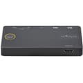 Miniatyrbild 3 av 7: StarTech.com 2-portars hybrid KVM-switch HDMI + USB-A & USB-C - 4K 60Hz HDMI 2.0-skärm - Kompakt stationär och/eller bärbar dator HDMI KVM-switch - US