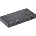 Miniatyrbild 5 av 7: StarTech.com 2-portars hybrid KVM-switch HDMI + USB-A & USB-C - 4K 60Hz HDMI 2.0-skärm - Kompakt stationär och/eller bärbar dator HDMI KVM-switch - US