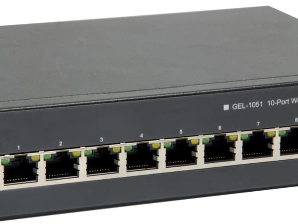 LevelOne GEP-1051 - Kytkin - Smart - 8 x 10/100/1000 (PoE+) + 2 x Gigabit SFP - Pöytäkone, telineeseen asennettava - PoE+ (70 W) (GEP-1051)