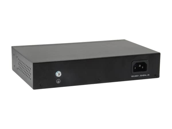 LevelOne GEP-1051 - Kytkin - Smart - 8 x 10/100/1000 (PoE+) + 2 x Gigabit SFP - Pöytäkone, telineeseen asennettava - PoE+ (70 W) (GEP-1051)