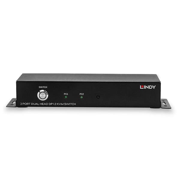 Lindy - KVM/Audio/USB switch - 2 x KVM/Audio/USB - 1 lokal bruger - Desktop (39306)