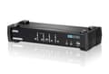 Miniatyrbild 1 av 3: ATEN DVI Link KVM Switch USB + DVI + Audio, 4-vägs med USB 2.1 Surround Sound Audio, Inbyggd USB 2.0 Hub (CS1784A)