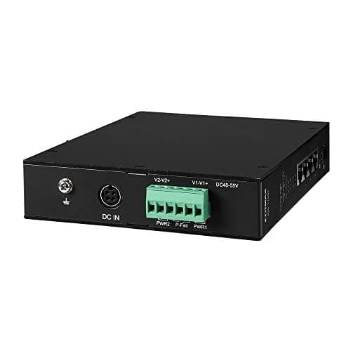 Edimax IGS-1105P - Kytkin - 4 x 10/100/1000 (PoE+) + 1 x Gigabit SFP - DIN-kiskoon kiinnitettävä, seinälle asennettava - PoE+ (120 W) (IGS-1105P)