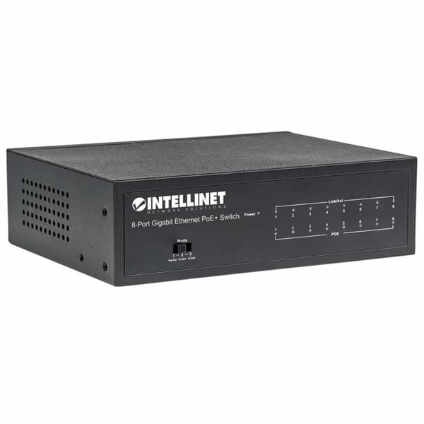Intellinet 561204 netværksswitch Managed Gigabit Ethernet (10/100/1000) Power over Ethernet (PoE) Sort