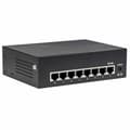 Miniatyrbillede 6 af 8: Intellinet 561204 netværksswitch Managed Gigabit Ethernet (10/100/1000) Power over Ethernet (PoE) Sort
