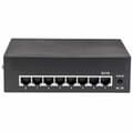 Miniatyrbillede 7 af 8: Intellinet 561204 netværksswitch Managed Gigabit Ethernet (10/100/1000) Power over Ethernet (PoE) Sort
