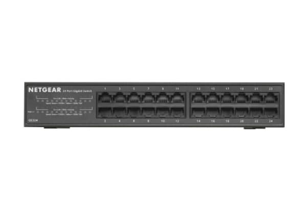 Netgear GS324 - Netværksswitch - Uadministreret - 24 porte