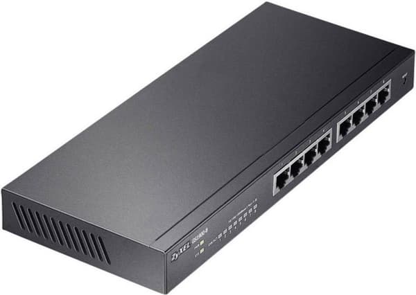 Zyxel GS1900-8 8-portars Gigabit Smart Managed Switch - fläktlös design