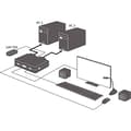 Pikkukuva 4 / 4: InLine 62613I KVM-kytkin, 2-suuntainen, HDMI, 4K, USB, äänellä, integroitu. kaapeli