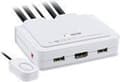 Pikkukuva 1 / 4: InLine 62613I KVM-kytkin, 2-suuntainen, HDMI, 4K, USB, äänellä, integroitu. kaapeli