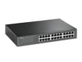 Pikkukuva 2 / 3: TP-LINK TL-SG1024D - Kytkin - 24 x 10/100/1000 - Pöytäkone, telineeseen kiinnitettävä