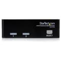 Miniatyrbild 2 av 4: StarTech.com 2-portars VGA USB KVM-switch - VGA KVM-switch inkl. kabel - KVM-switch - USB - 2 x KVM-port(ar) - 1 lokal användare - Desktop (SV231USBGB