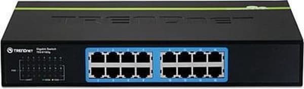 Trendnet TEG-S16DG netværksswitch Unmanaged Sort