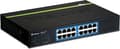 Miniatyrbillede 2 af 4: Trendnet TEG-S16DG netværksswitch Unmanaged Sort