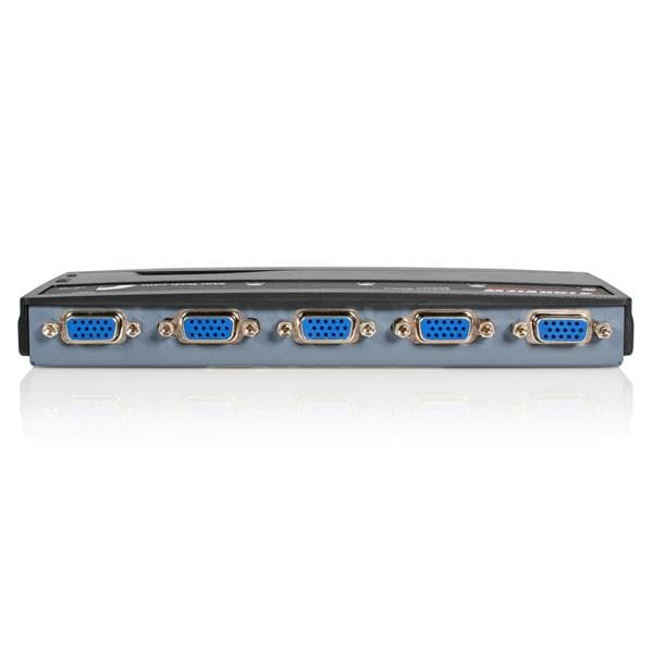 StarTech.com StarView 4-porttinen VGA / PS/2 KVM-kytkin - PS/2 KVM-kytkin sis. Kaapeli - 4-porttinen pöytäkoneen KVM-kytkin 1 x PS/2 ja 4 x VGA-liitin