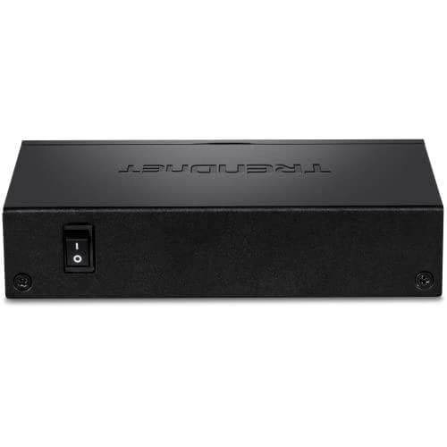 TRENDnet TPE TG52 - Kytkin - 4 x 10/100/1000 (PoE+) + 1 x 10/100/1000 - pöytäkone, seinäasennus - PoE+ (32 W)