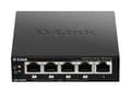 Miniatyrbild 3 av 3: D-Link DGS-1005P nätverksswitch Unmanaged L2 Gigabit Ethernet (10/100/1000) Power over Ethernet (PoE) Svart