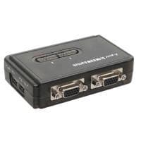 INLINE - KVM/Audio Switch - 2 x KVM/Audio - 1 lokal bruger - Desktop Sort