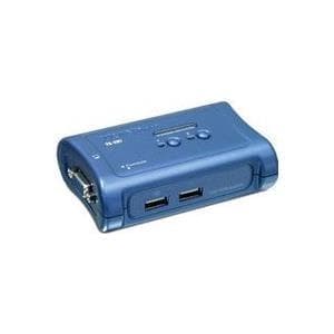TRENDnet TK 207K - KVM switch - USB - 2 x KVM port(e) - 1 lokal bruger - desktop (TK-207K) Blå