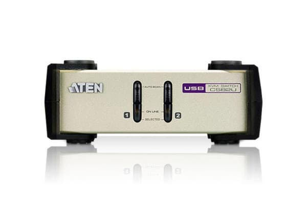 ATEN CS82U - KVM-switch - PS/2, USB - 2 x KVM-port(ar) - 1 lokal användare - Desktop (CS82U)