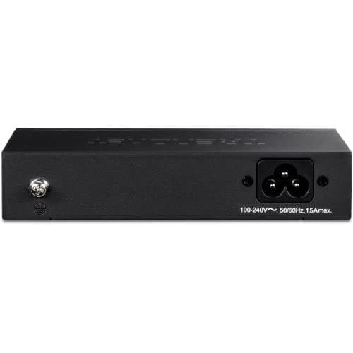 TRENDnet TPE S50 - Kytkin - Hallitsematon - 4 x 10/100 (PoE) + 1 x 10/100 - Pöytäkone - PoE (TPE-S50)