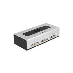 Delock switch DVI 2 port manuel tovejs (87664)