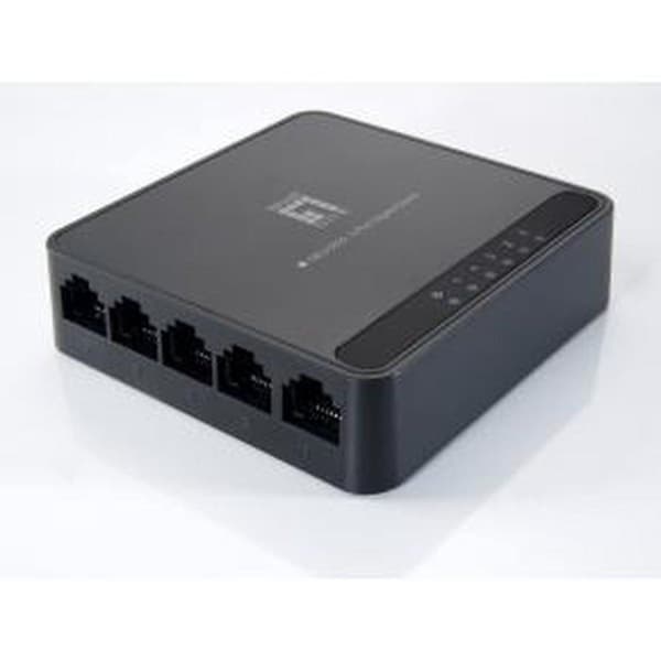 LevelOne GEU-0522 Gigabit Ethernet (10/100/1000) Svart