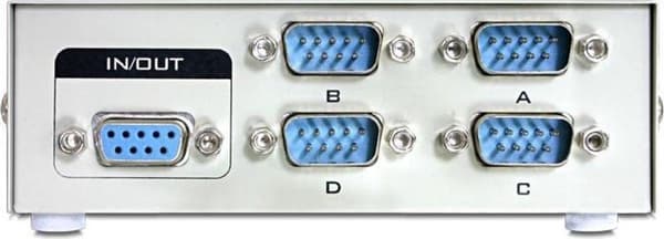 Delock Seriell Switch RS-232 4-porttinen käsikirja