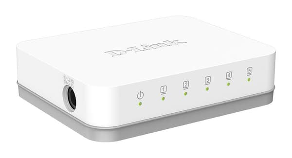 D-Link GO-SW-5G - kytkin - hallitsematon - 5 x 10/100/1000 - pöytäkone (GO-SW-5G/E)