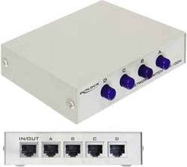 Delock Ethernet Switch RJ45 10/100 Mb/s 4-porttinen käyttöopas