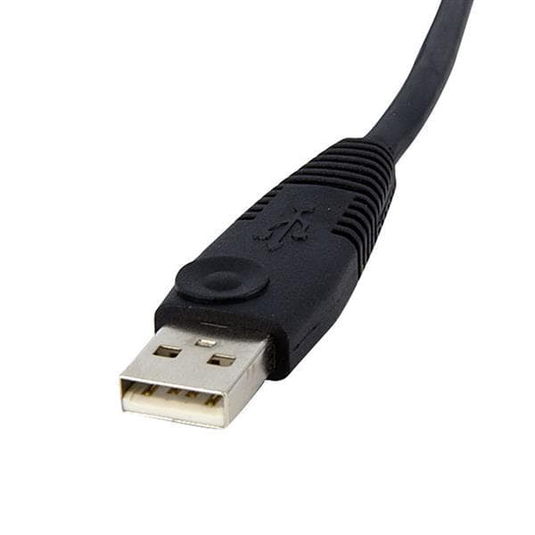 StarTech.com 4-in-1 4-in-1 USB Dual Link DVI-D KVM-kytkinkaapeli, jossa ääni ja mikrofoni - Näppäimistö/video/hiiri/äänikaapelit - USB Type A 4-pin Mi