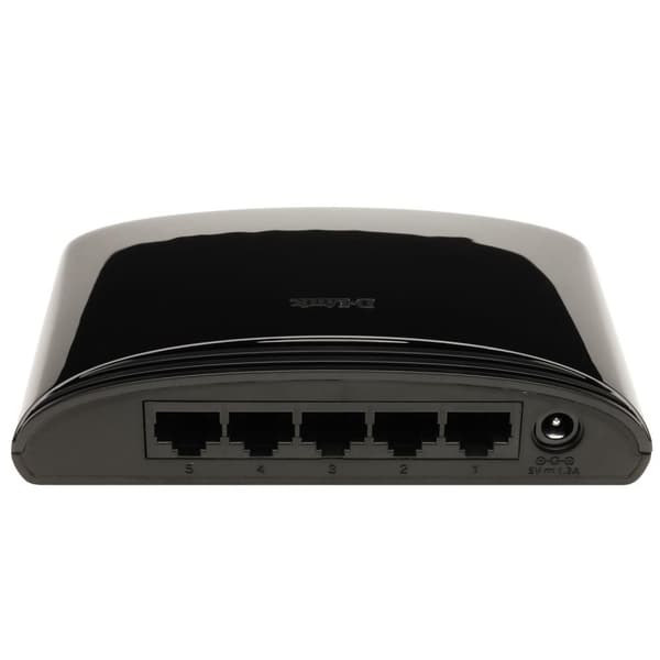 D-Link DES 1005D - Switch - 5 portar - EN, Fast EN - 10Base-T, 100Base-TX (DES-1005D-E)