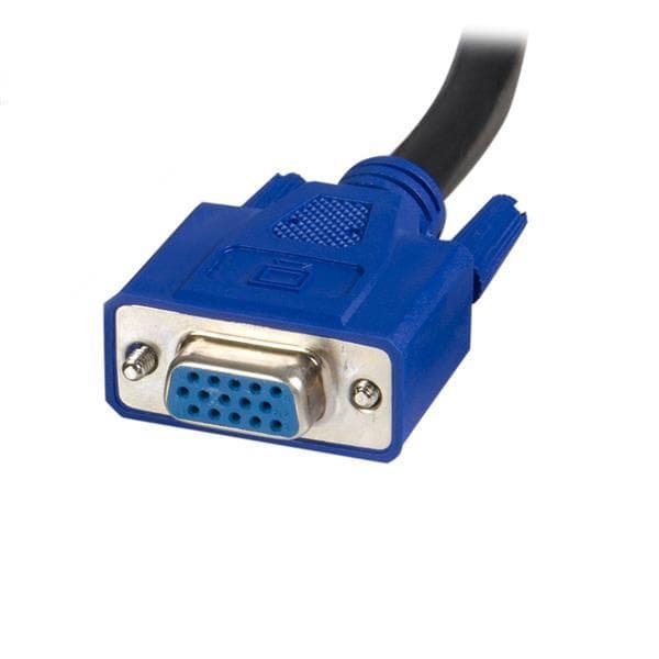 StarTech.com USB VGA KVM 2-i-1-kabel til KVM-switch - Tastatur / Video / Mus / USB-kabler - HD-15, USB Type B, 4-benet (M) - USB Type A, 4-benet, HD-