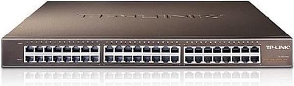 TP-Link TL-SG1048 Ustyret Gigabit Ethernet (10/100/1000) 1U Sort