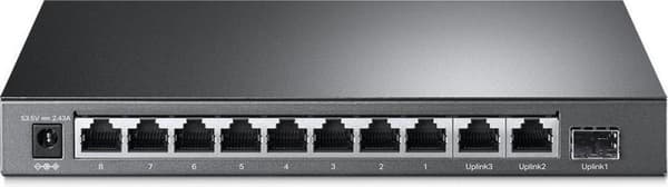 TP-Link TL-SG1210MP nätverksswitch Ohanterad Gigabit Ethernet (10/100/1000) Power over Ethernet (PoE) Svart