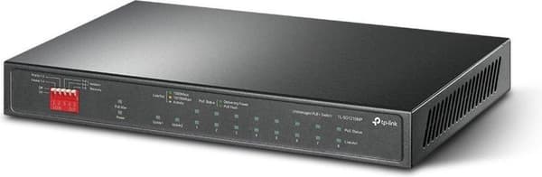 TP-Link TL-SG1210MP nätverksswitch Ohanterad Gigabit Ethernet (10/100/1000) Power over Ethernet (PoE) Svart