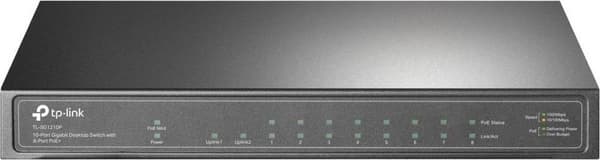 TP-Link TL-SG1210MP nätverksswitch Ohanterad Gigabit Ethernet (10/100/1000) Power over Ethernet (PoE) Svart