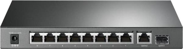 TP-Link TL-SG1210MP nätverksswitch Ohanterad Gigabit Ethernet (10/100/1000) Power over Ethernet (PoE) Svart