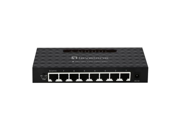 LevelOne GEU-0821 Network Switch Gigabit Ethernet (10/100/1000) (GEU-0821)
