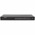 Pikkukuva 4 / 7: Intellinet 24-porttinen Web-hallittu Gigabit Ethernet -kytkin kahdella SFP-portilla - Kytkin - Hallittu - 24 x 10/100/1000 + 2 x SFP - Pöytäkone, teli