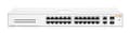 Miniatyrbild 2 av 3: Hewlett Packard Enterprise HPE Aruba Instant On 1430 26G 2SFP Switch - Switch - unmanaged - 26 x 10/100/1000 + 2 x 100/1000 SFP - Desktop, rack mounta