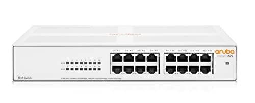 HPE Aruba Instant On 1430 16G Switch - kytkin - hallitsematon - 16 x 10/100/1000 - pöytäkone, telineeseen kiinnitettävä, seinälle kiinnitettävä - BTO
