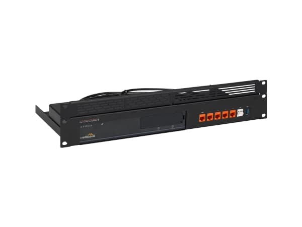 Rackmount.IT RM-CR-T1, Firewall rack mount, Black, 1.3U, MERAKI Z4, 483 mm, 216 mm