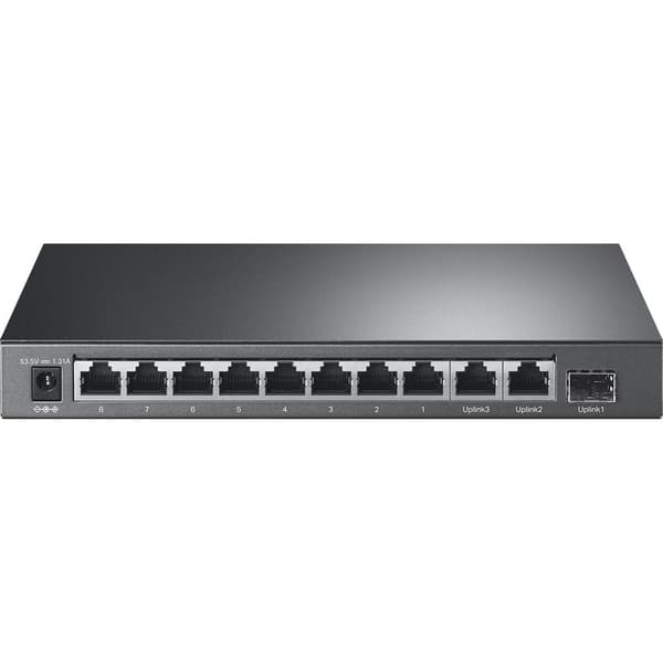 TP-Link TL-SL1311P verkkokytkin Fast Ethernet (10/100) Power over Ethernet (PoE) Musta