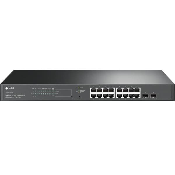 TP-Link TL-SG2218P netværksswitch L2/L2+ Gigabit Ethernet (10/100/1000) Power over Ethernet (PoE) 1U Sort