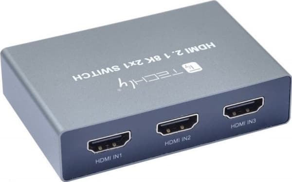 Techly IDATA HDMI-2138KT, HDMI, Grå, 60 Hz, 2 m, 480p, 576p, 1080p, 2160p, 4320p, 48 Gbit/s